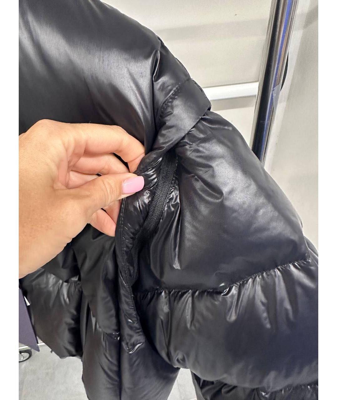 PRADA Черный синтетический пуховик, фото 4