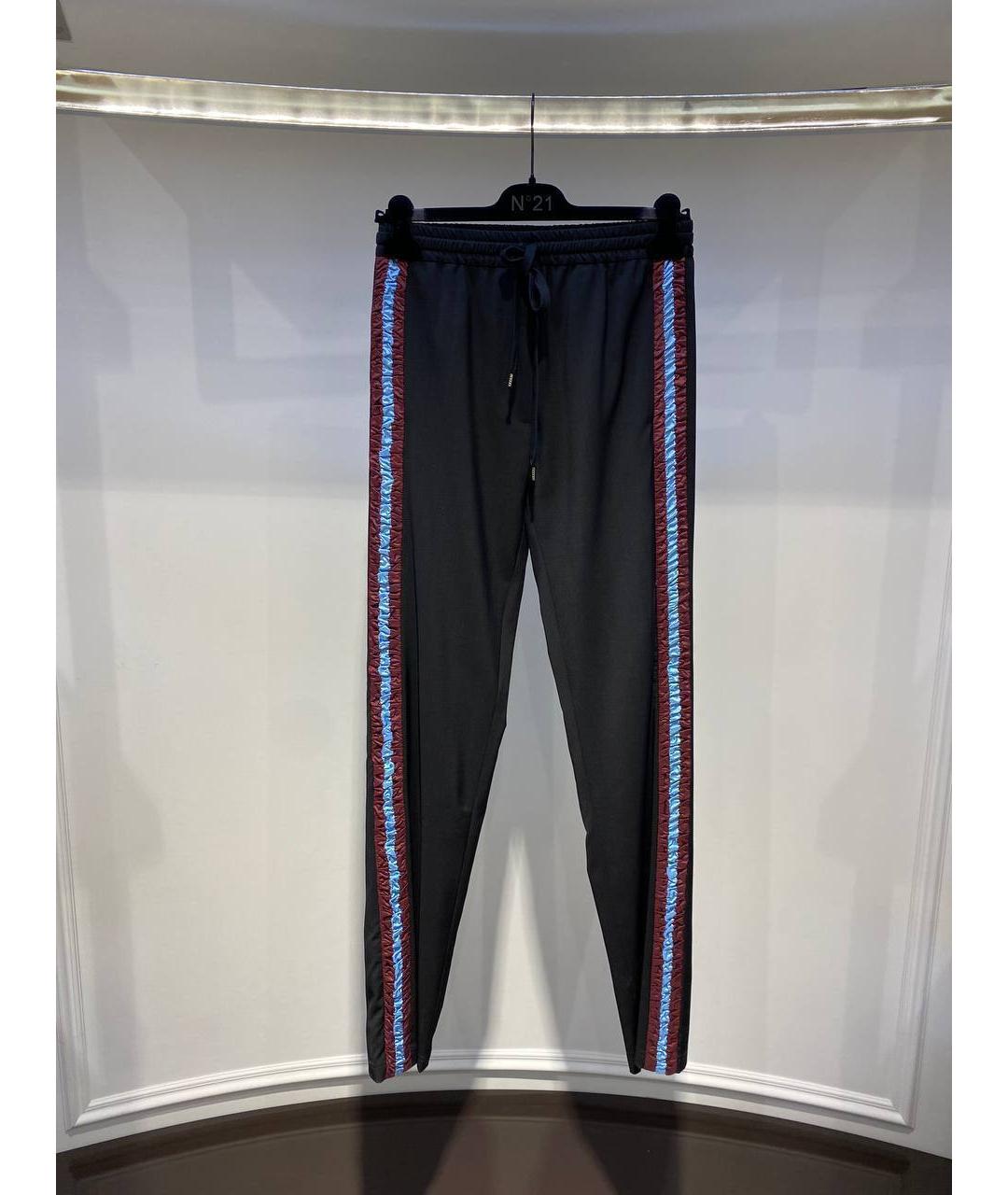 NO. 21 Мульти полиэстеровые прямые брюки, фото 4