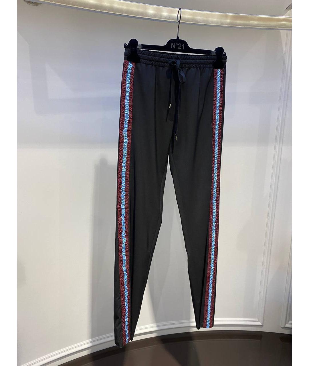 NO. 21 Мульти полиэстеровые прямые брюки, фото 2