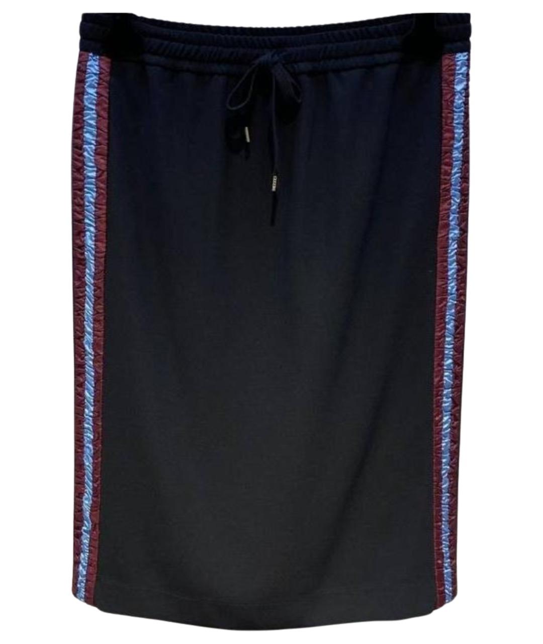 NO. 21 Мульти полиэстеровая юбка миди, фото 1