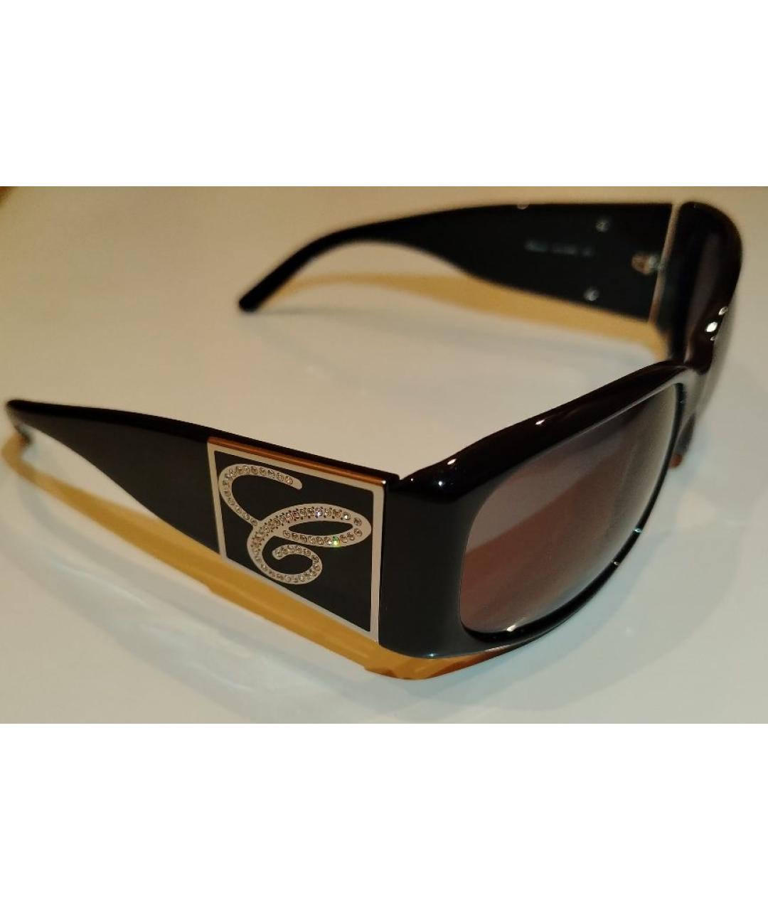 CHOPARD Черные пластиковые солнцезащитные очки, фото 3