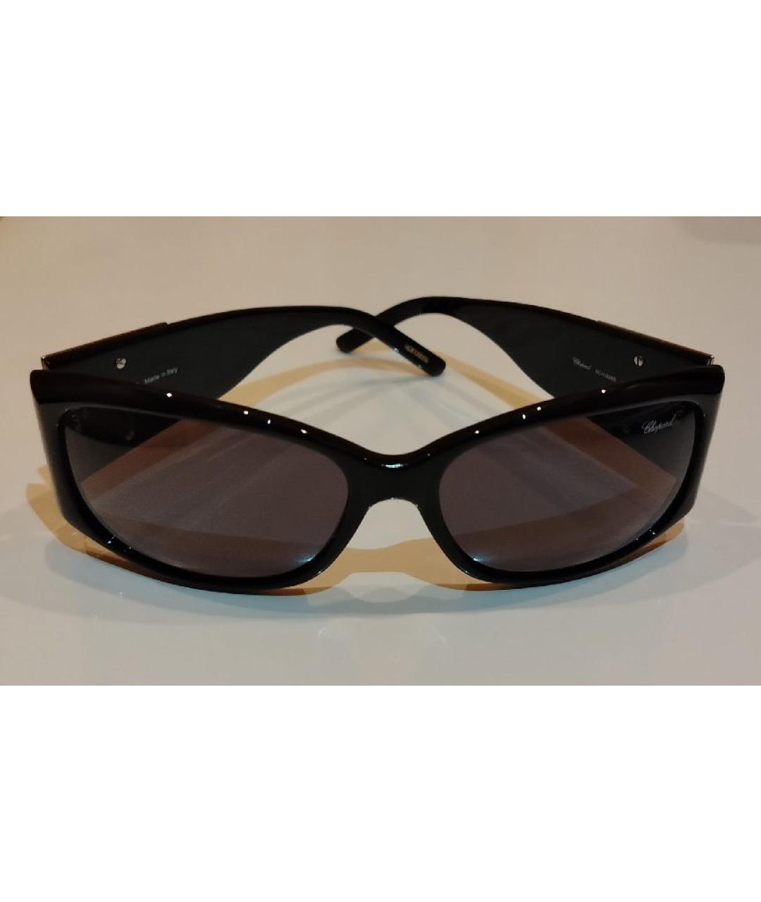CHOPARD Черные пластиковые солнцезащитные очки, фото 7