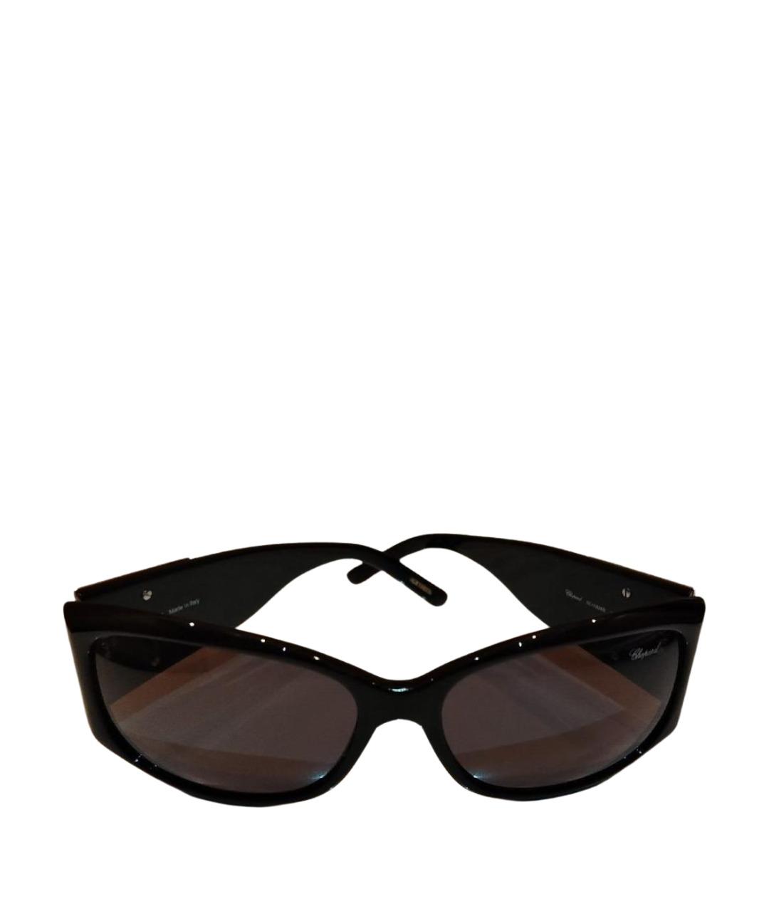 CHOPARD Черные пластиковые солнцезащитные очки, фото 1