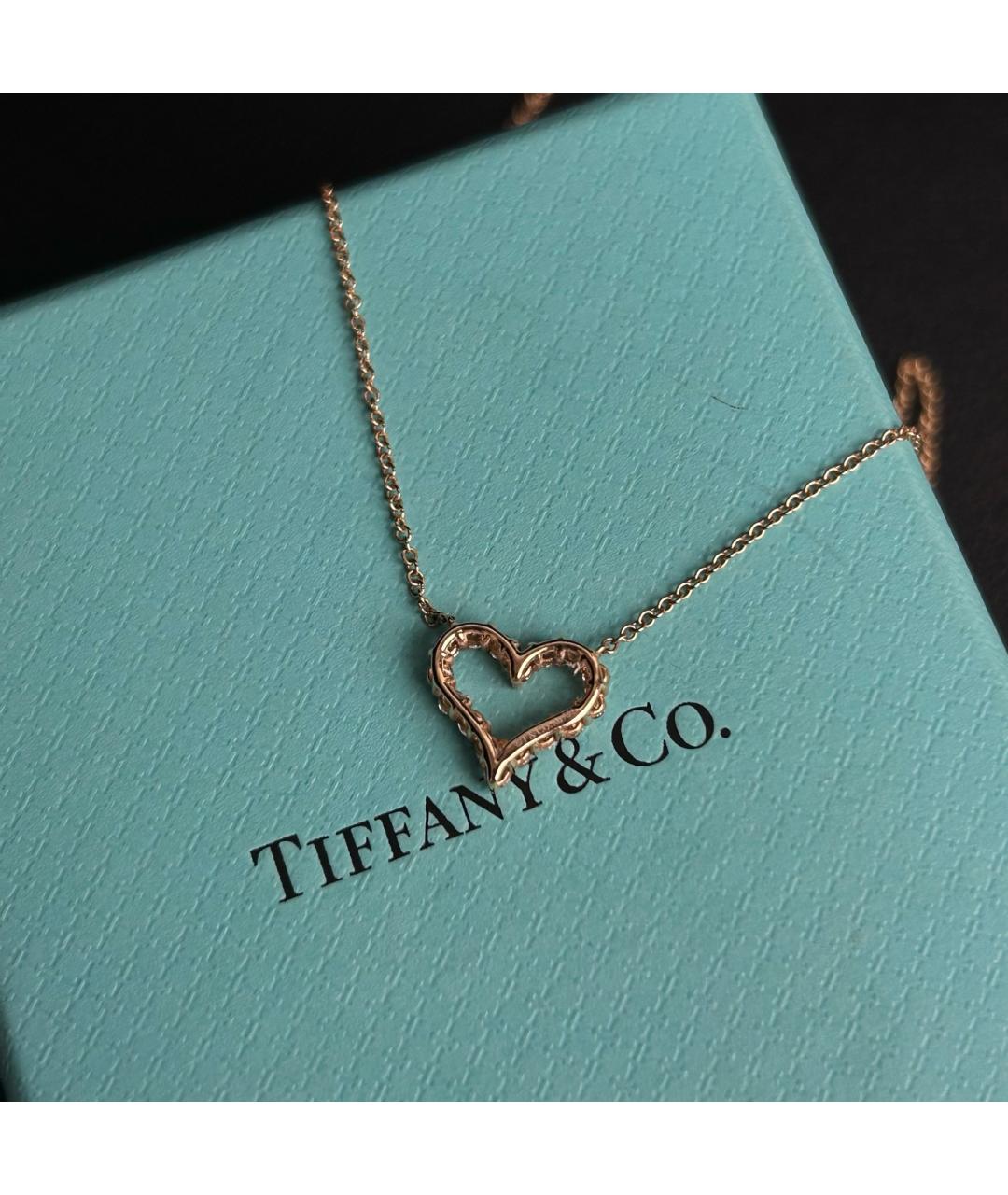 TIFFANY&CO Золотая подвеска из розового золота, фото 4
