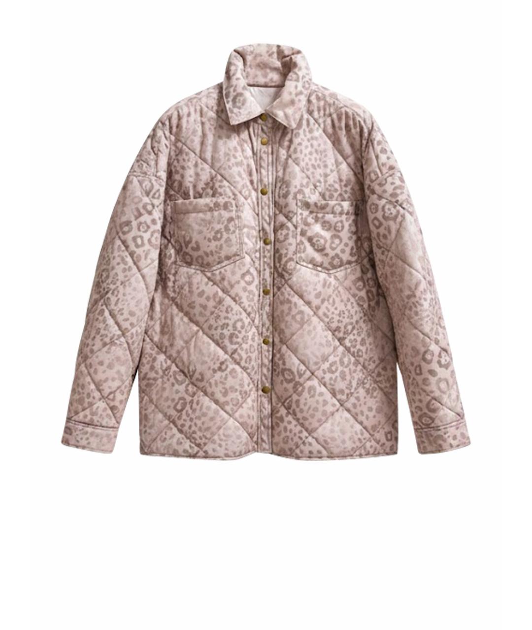 TWIN-SET Бежевая полиэстеровая куртка, фото 1