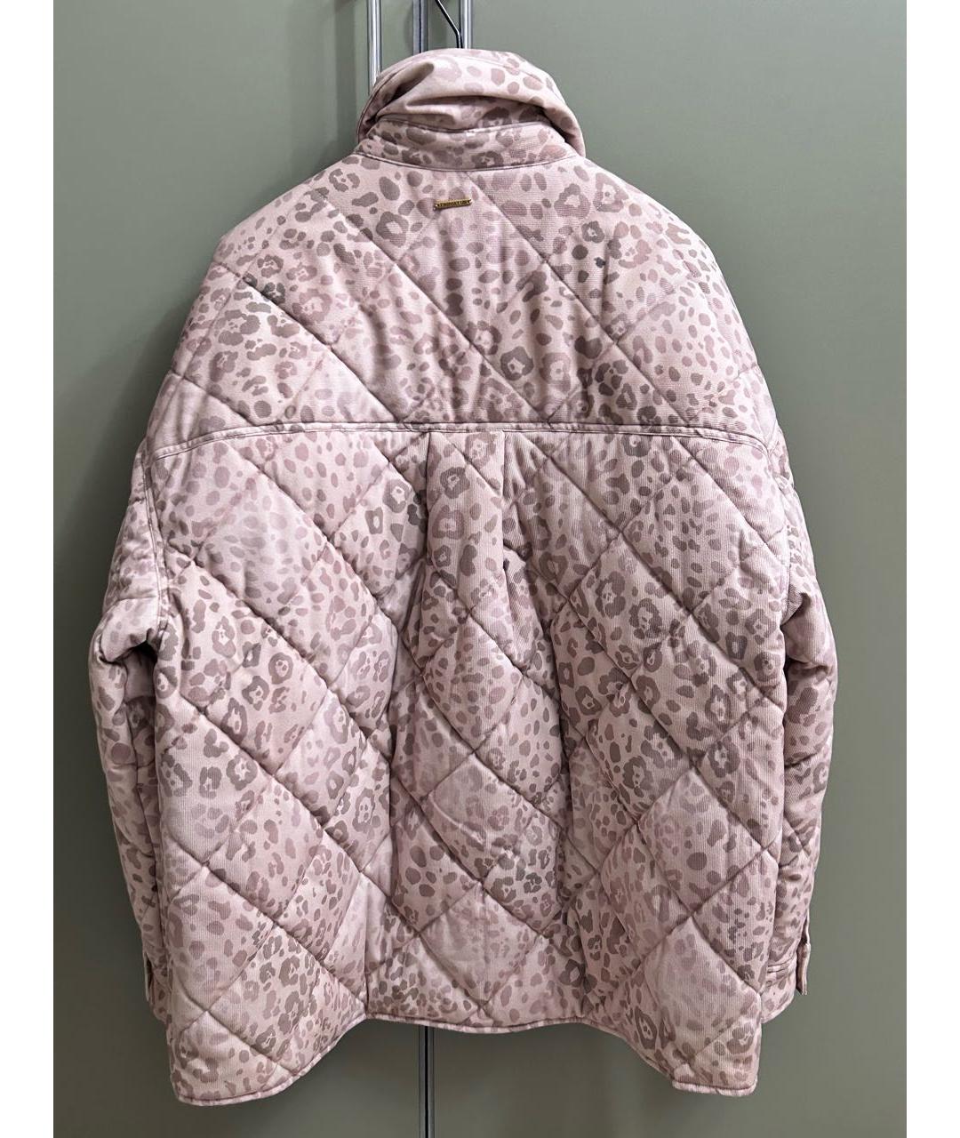 TWIN-SET Бежевая полиэстеровая куртка, фото 2