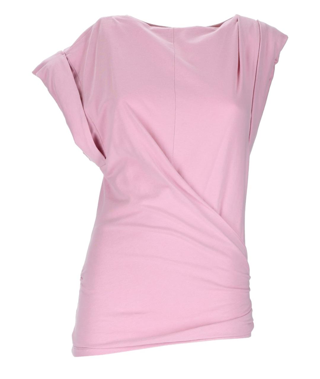 ISABEL MARANT Розовая хлопковая футболка, фото 1