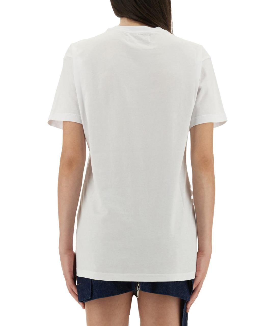 VIVIENNE WESTWOOD Белая хлопковая футболка, фото 4