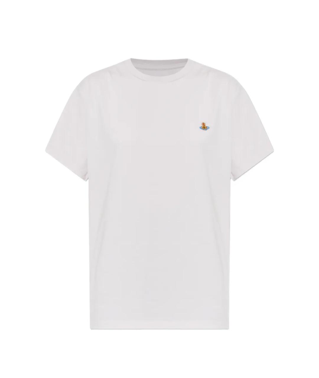 VIVIENNE WESTWOOD Белая хлопковая футболка, фото 1