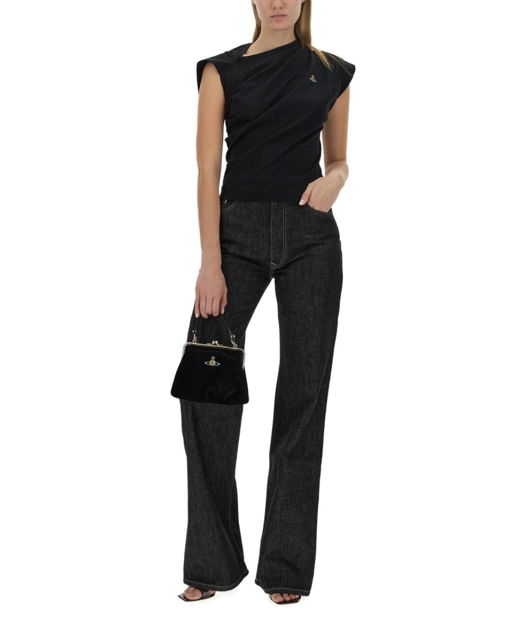 VIVIENNE WESTWOOD Черная футболка, фото 3