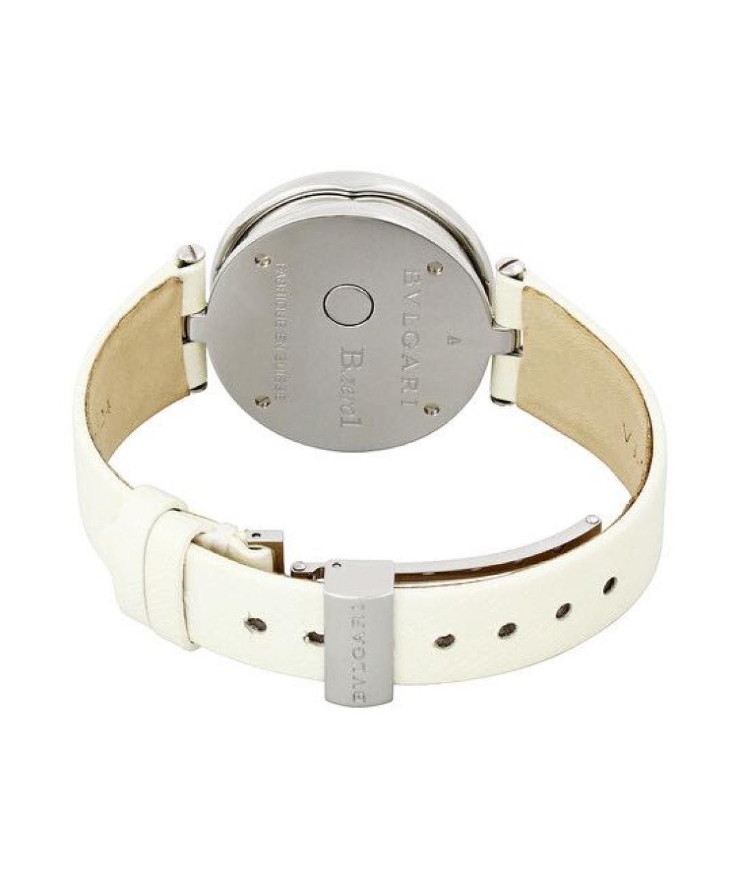 BVLGARI Белые часы из розового золота, фото 4