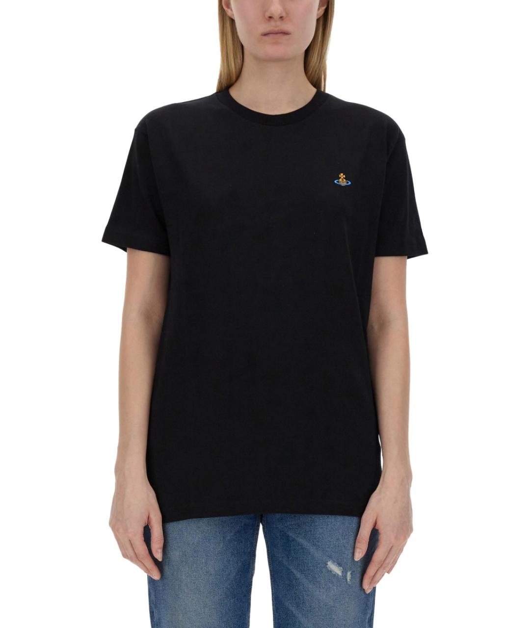 VIVIENNE WESTWOOD Черная футболка, фото 2