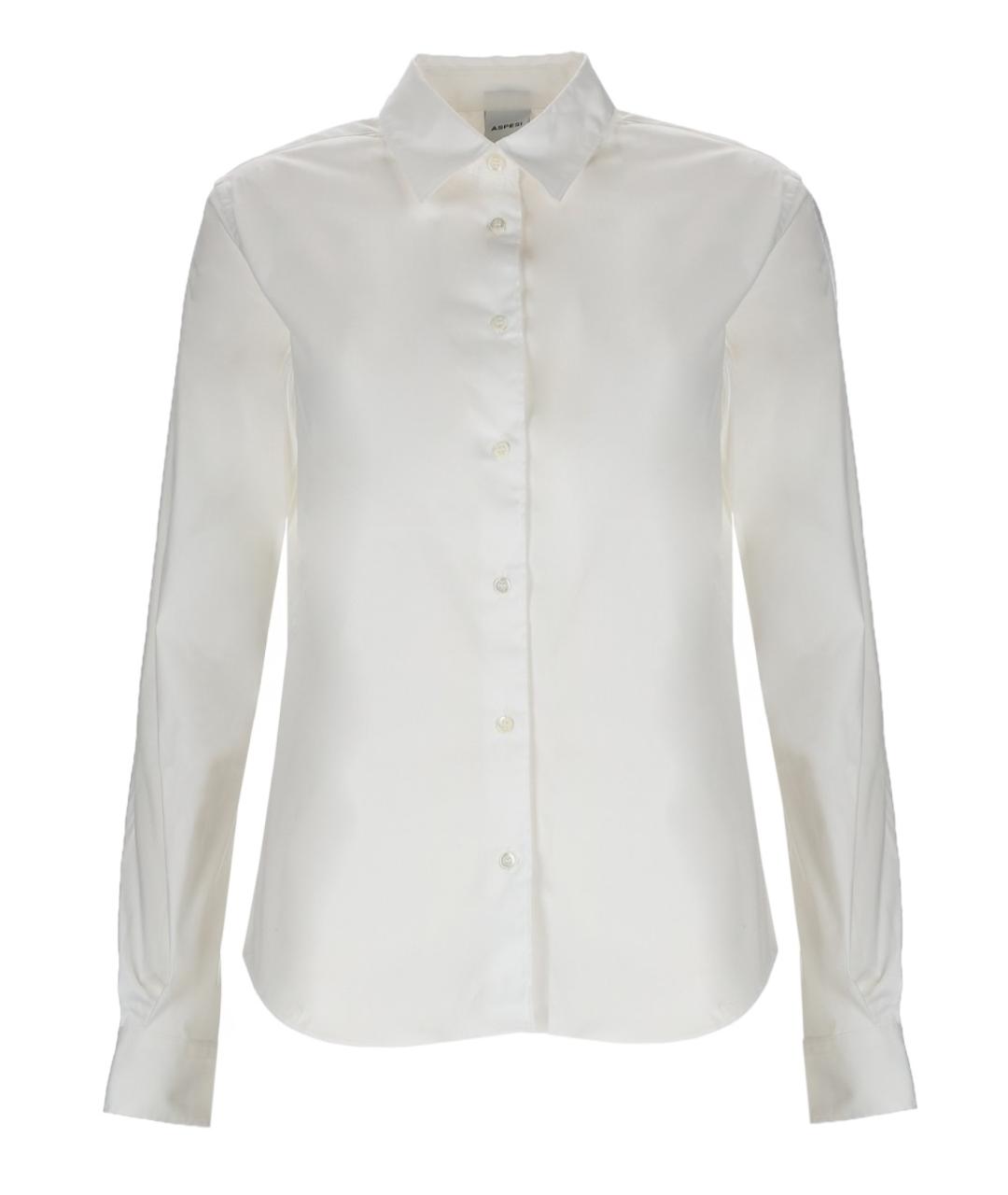 ASPESI Белая хлопковая рубашка, фото 1