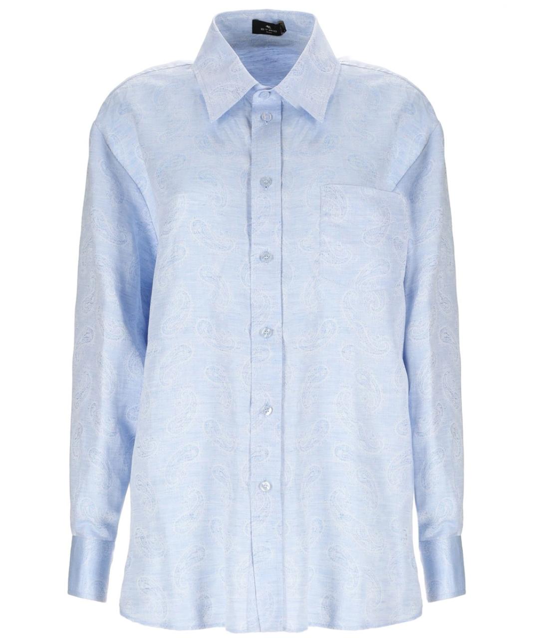 ETRO Голубая льняная рубашка, фото 1