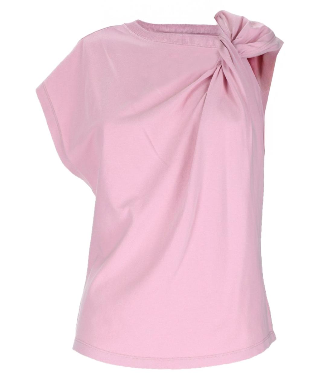 ISABEL MARANT Розовая хлопковая футболка, фото 1