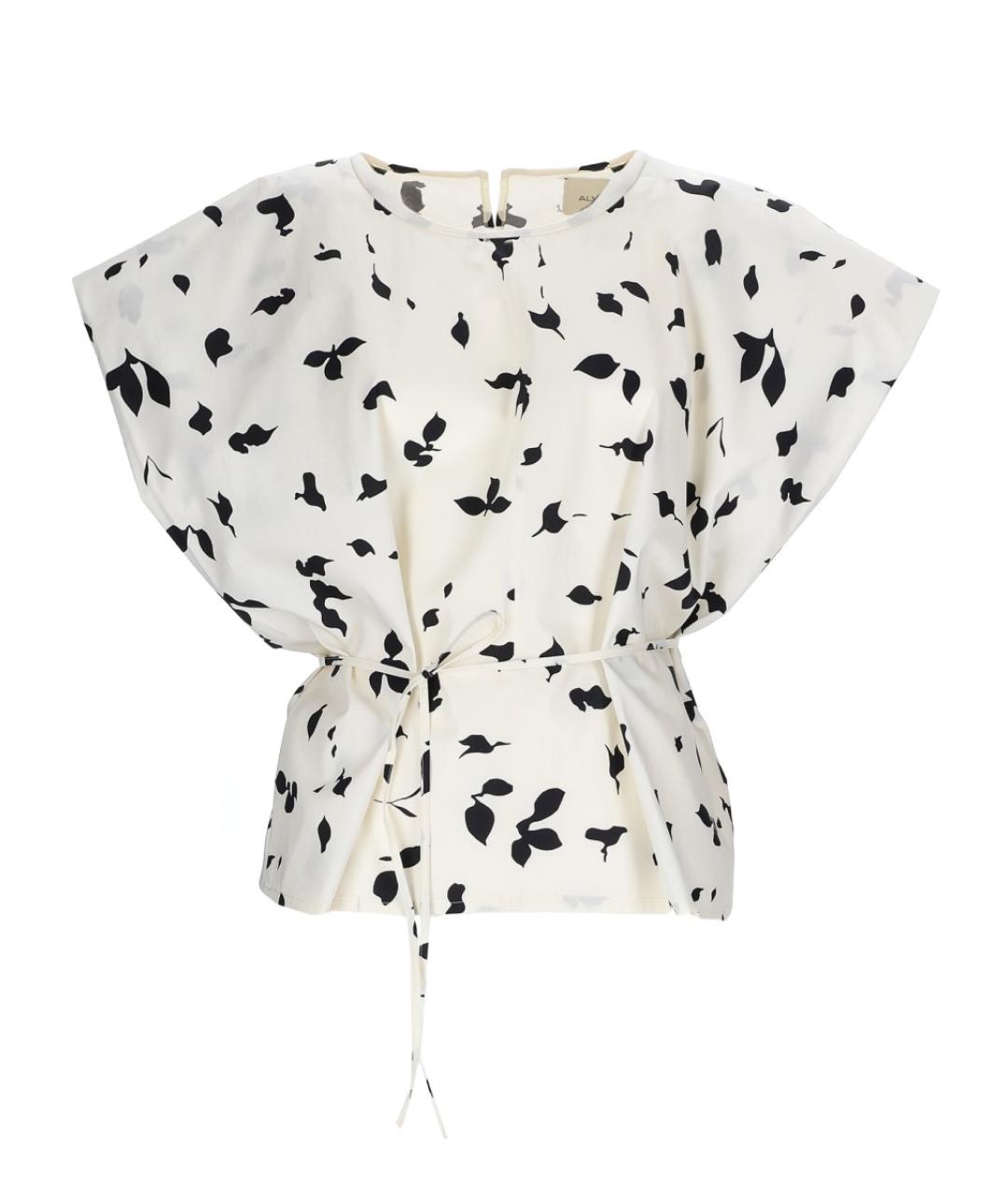 ALYSI Белая хлопковая блузы, фото 1