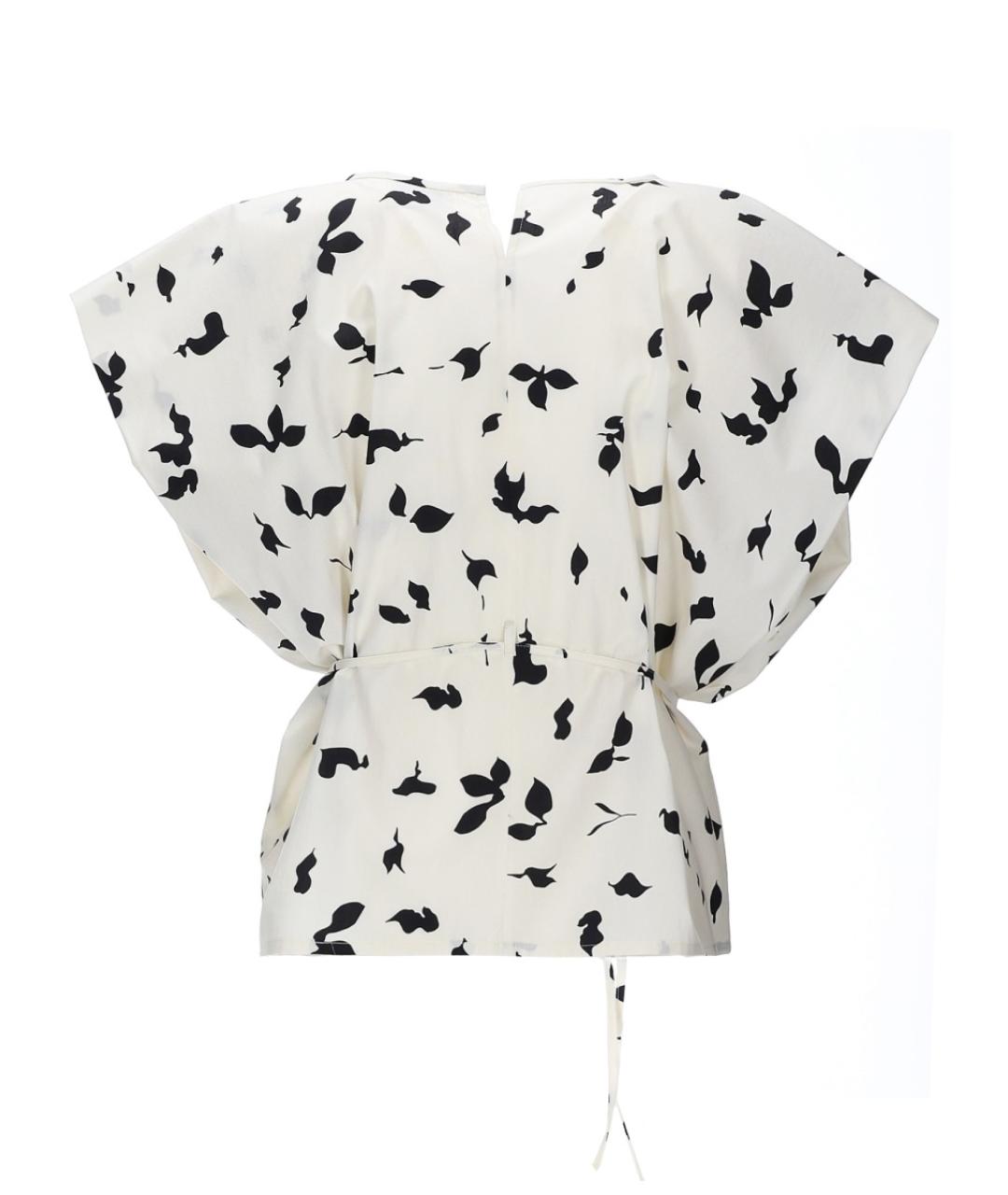 ALYSI Белая хлопковая блузы, фото 2