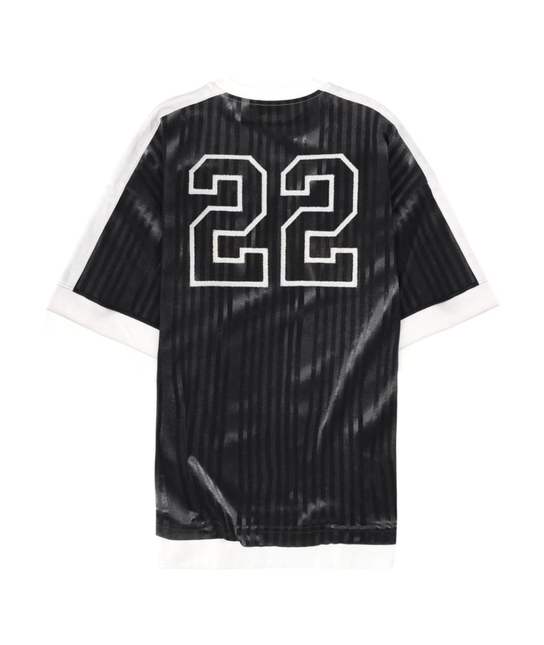 MOSCHINO Черная хлопковая футболка, фото 3