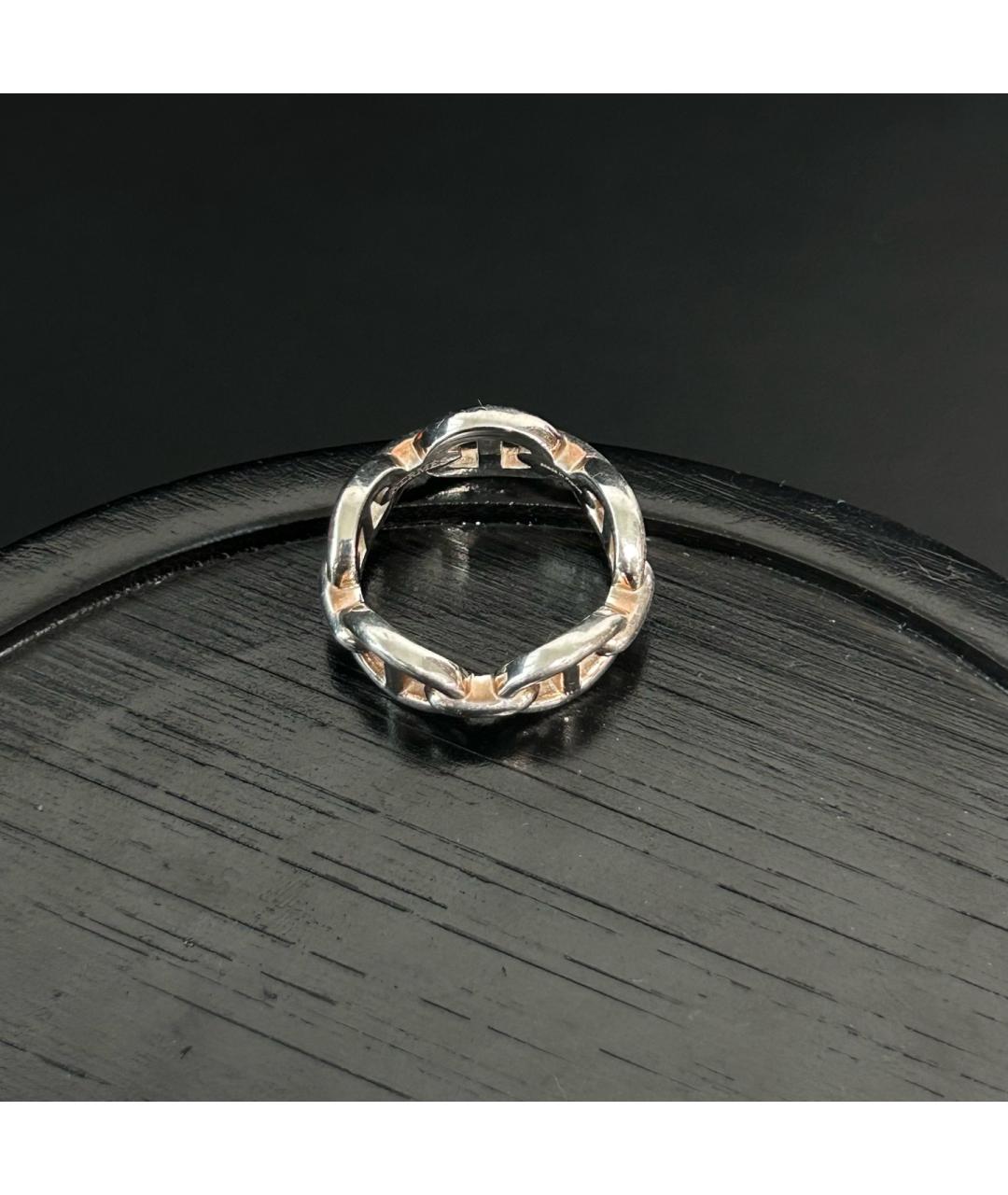 HERMES Серебряное серебряное кольцо, фото 4