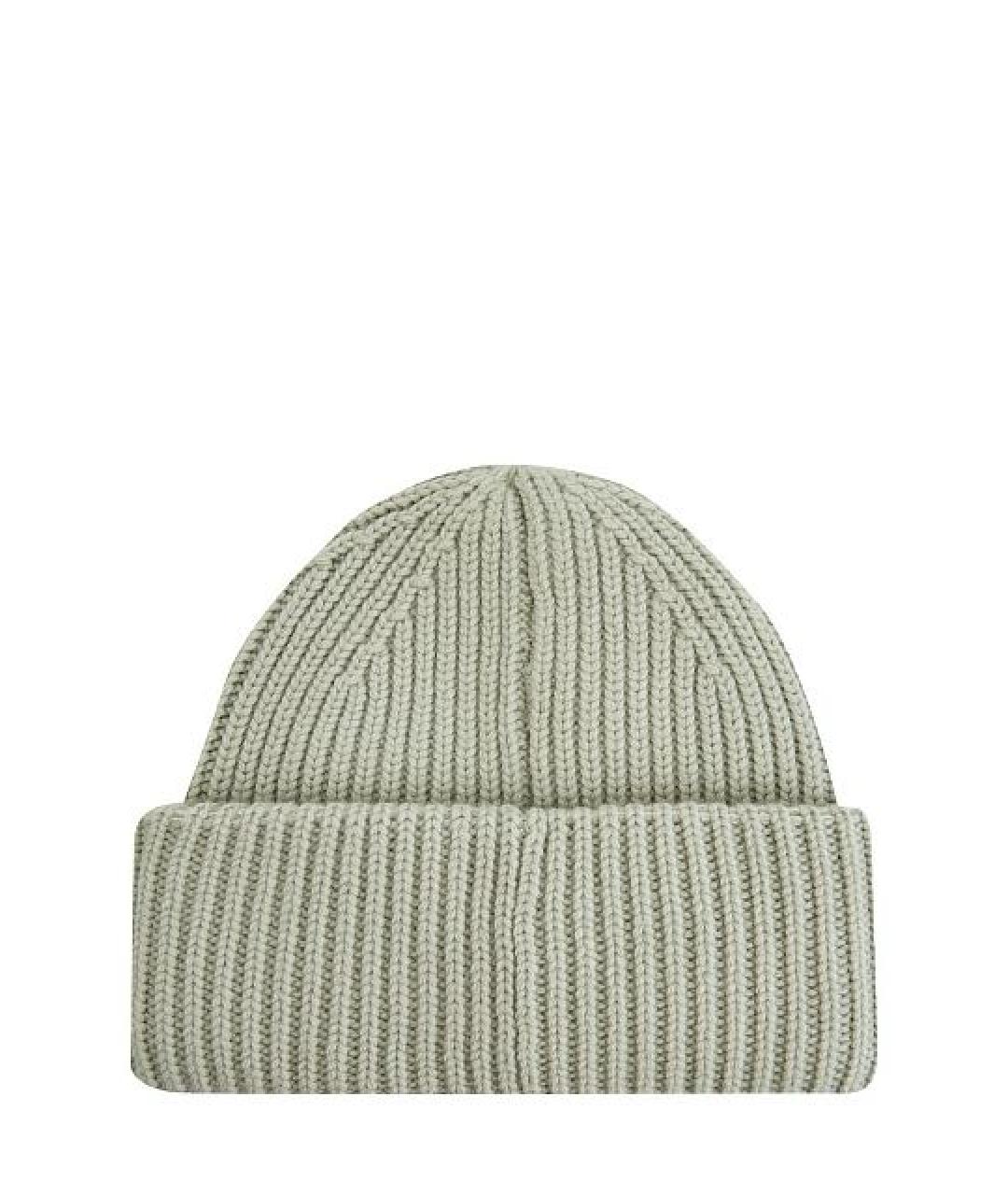 YVES SALOMON Зеленая кашемировая шапка, фото 2