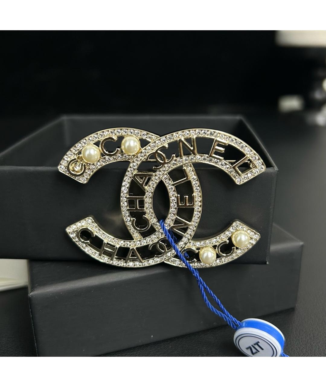 CHANEL Золотая булавка / брошь, фото 6