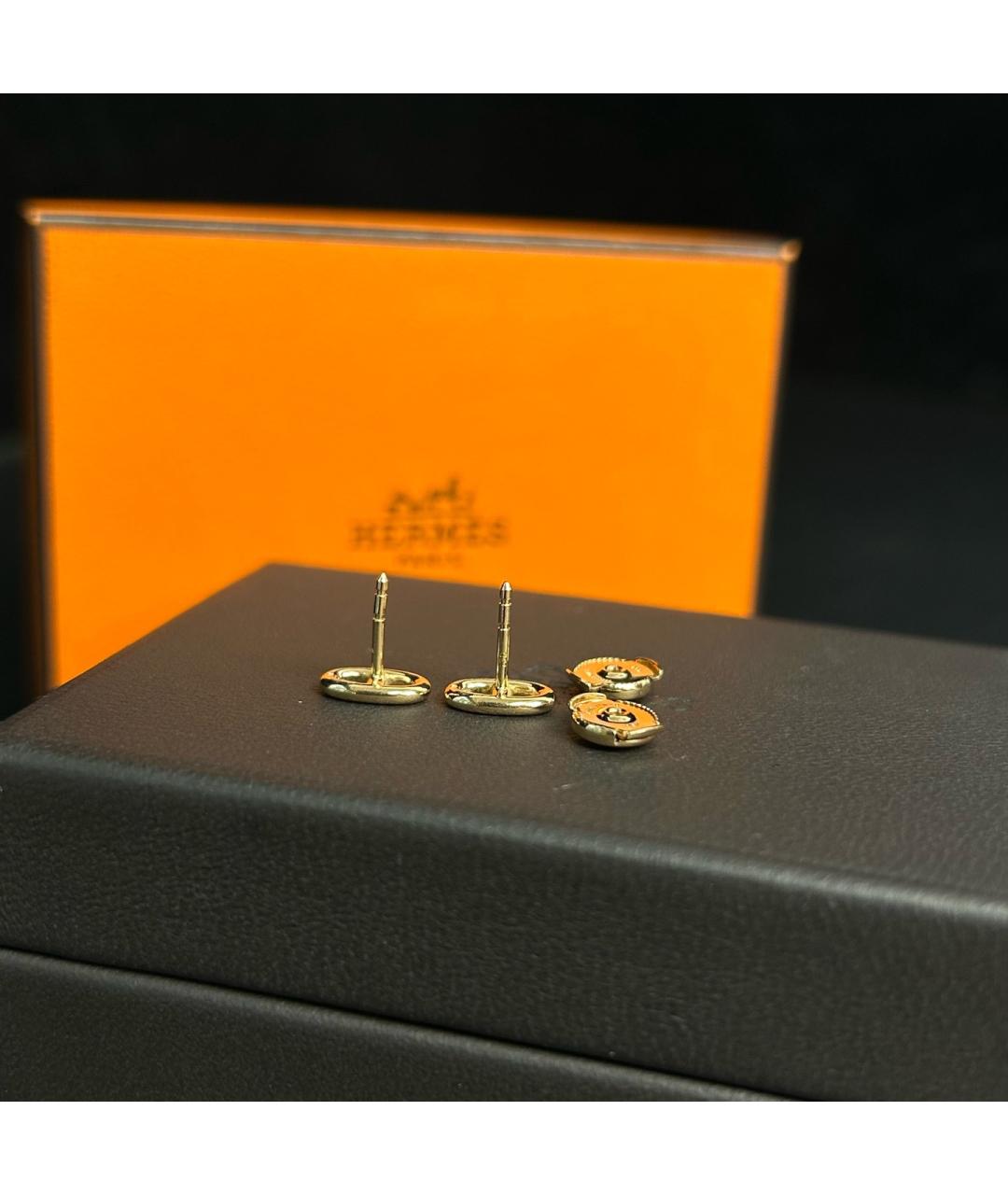 HERMES Золотые серьги из розового золота, фото 4