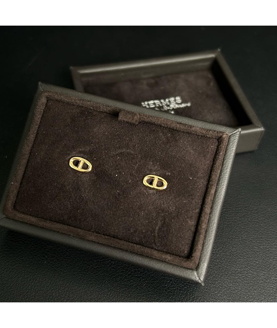 HERMES Золотые серьги из розового золота, фото 2