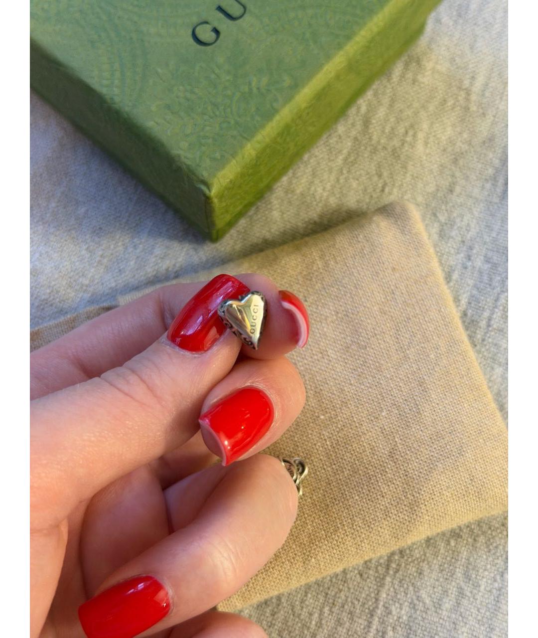 GUCCI Серебряные серебряные серьги, фото 3