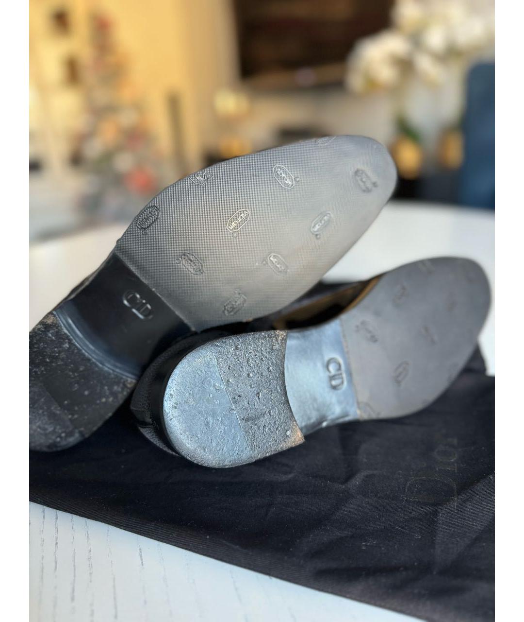 CHRISTIAN DIOR Черные туфли из лакированной кожи, фото 7