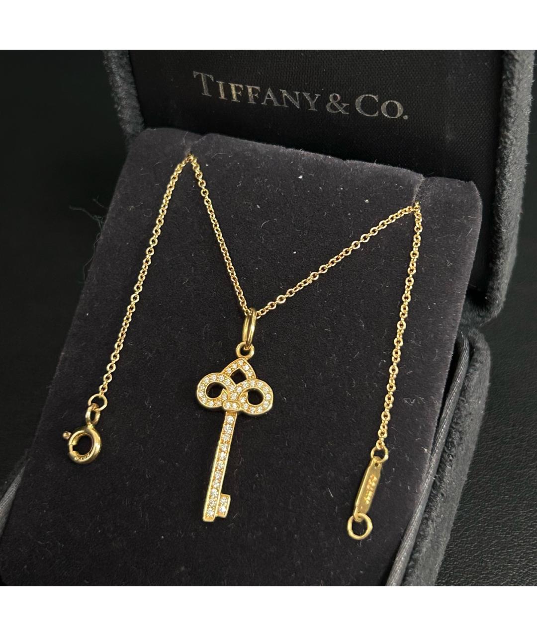 TIFFANY&CO Золотая подвеска из желтого золота, фото 2