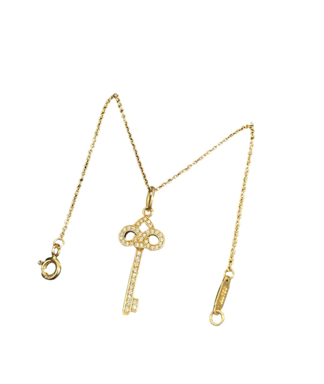 TIFFANY&CO Золотая подвеска из желтого золота, фото 1