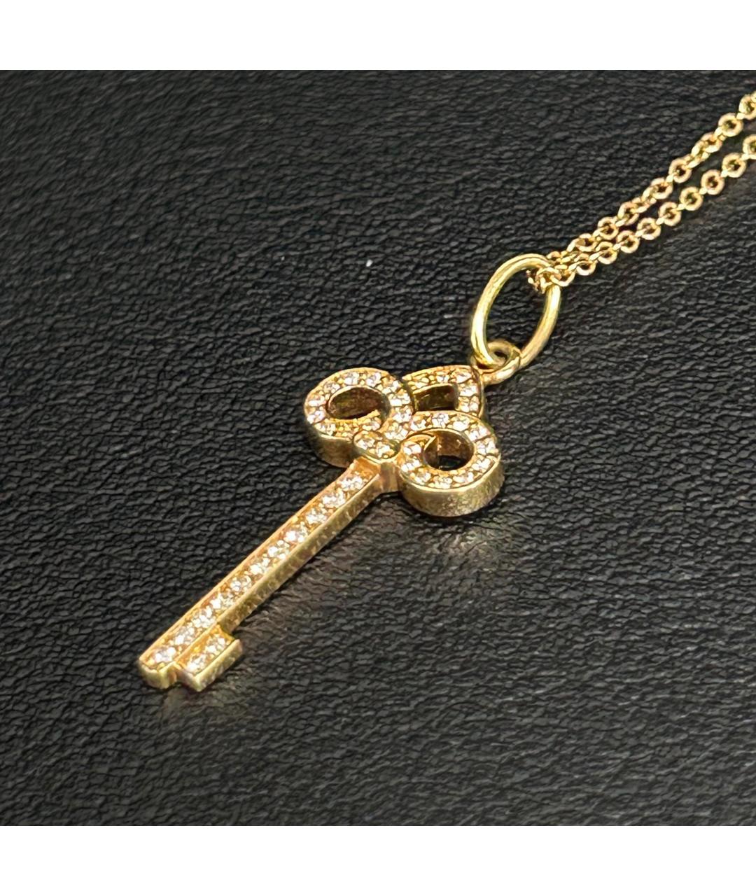 TIFFANY&CO Золотая подвеска из желтого золота, фото 3