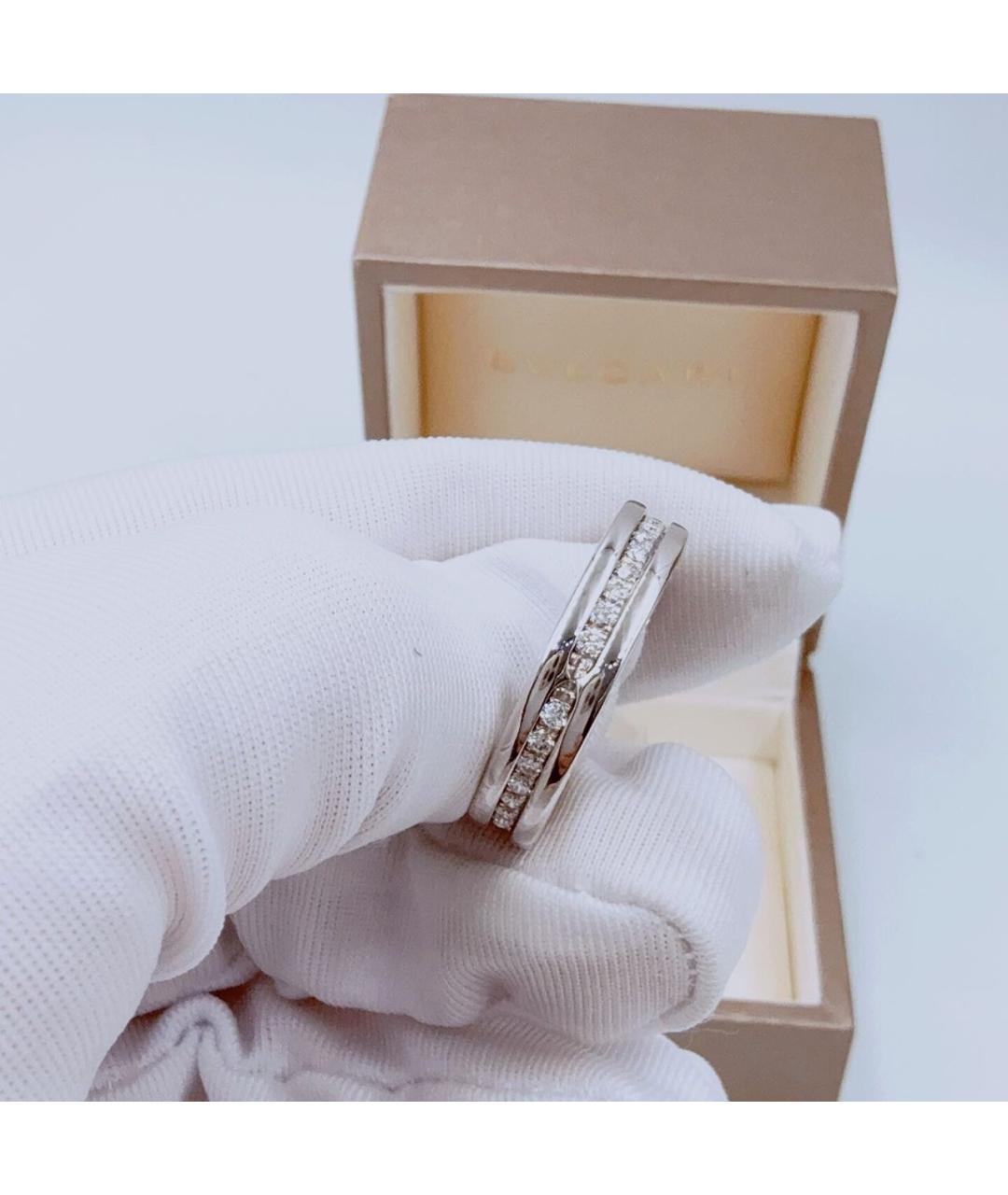 BVLGARI Серебряное кольцо из белого золота, фото 4