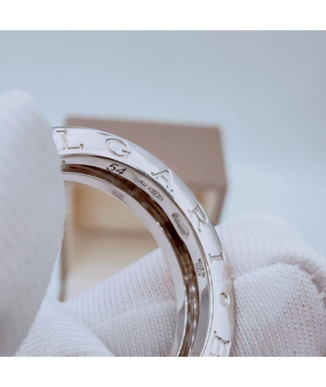 BVLGARI Серебряное кольцо из белого золота, фото 7