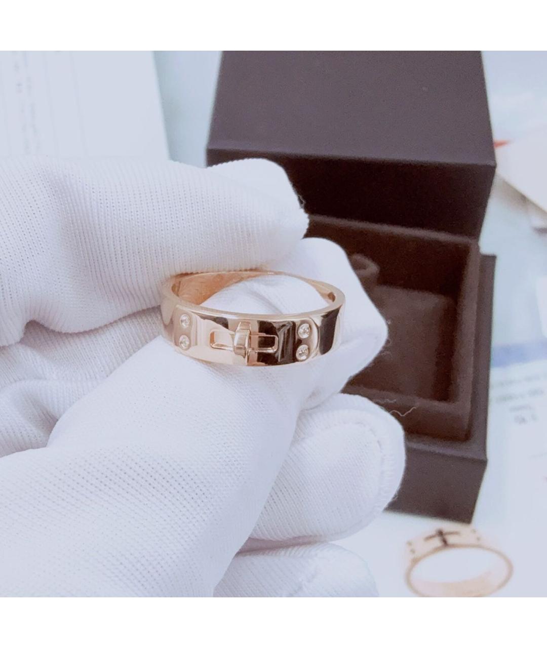 HERMES Розовое кольцо из розового золота, фото 3