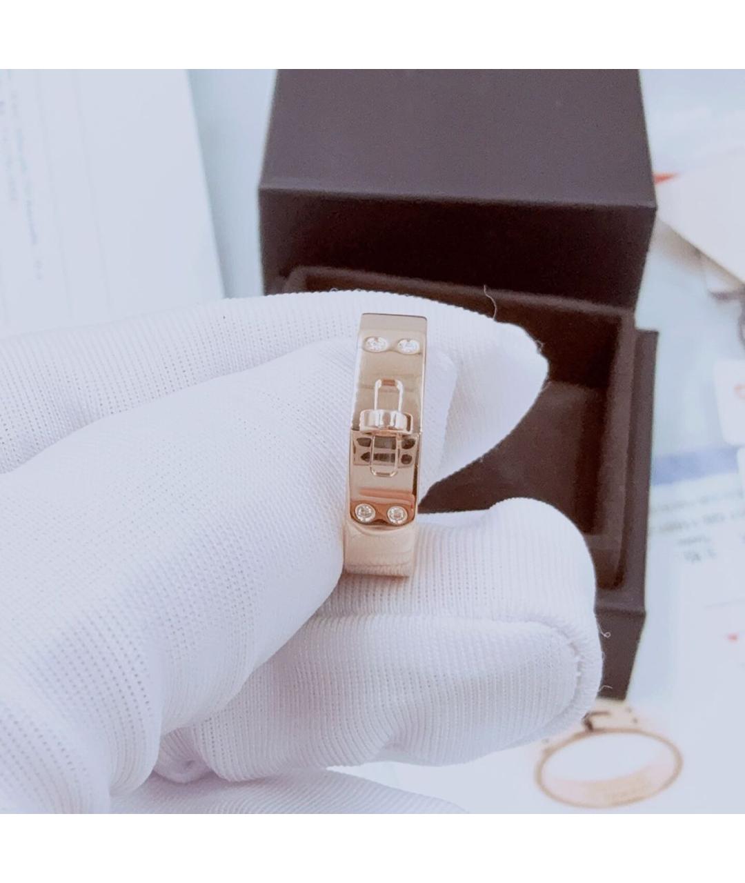 HERMES Розовое кольцо из розового золота, фото 2