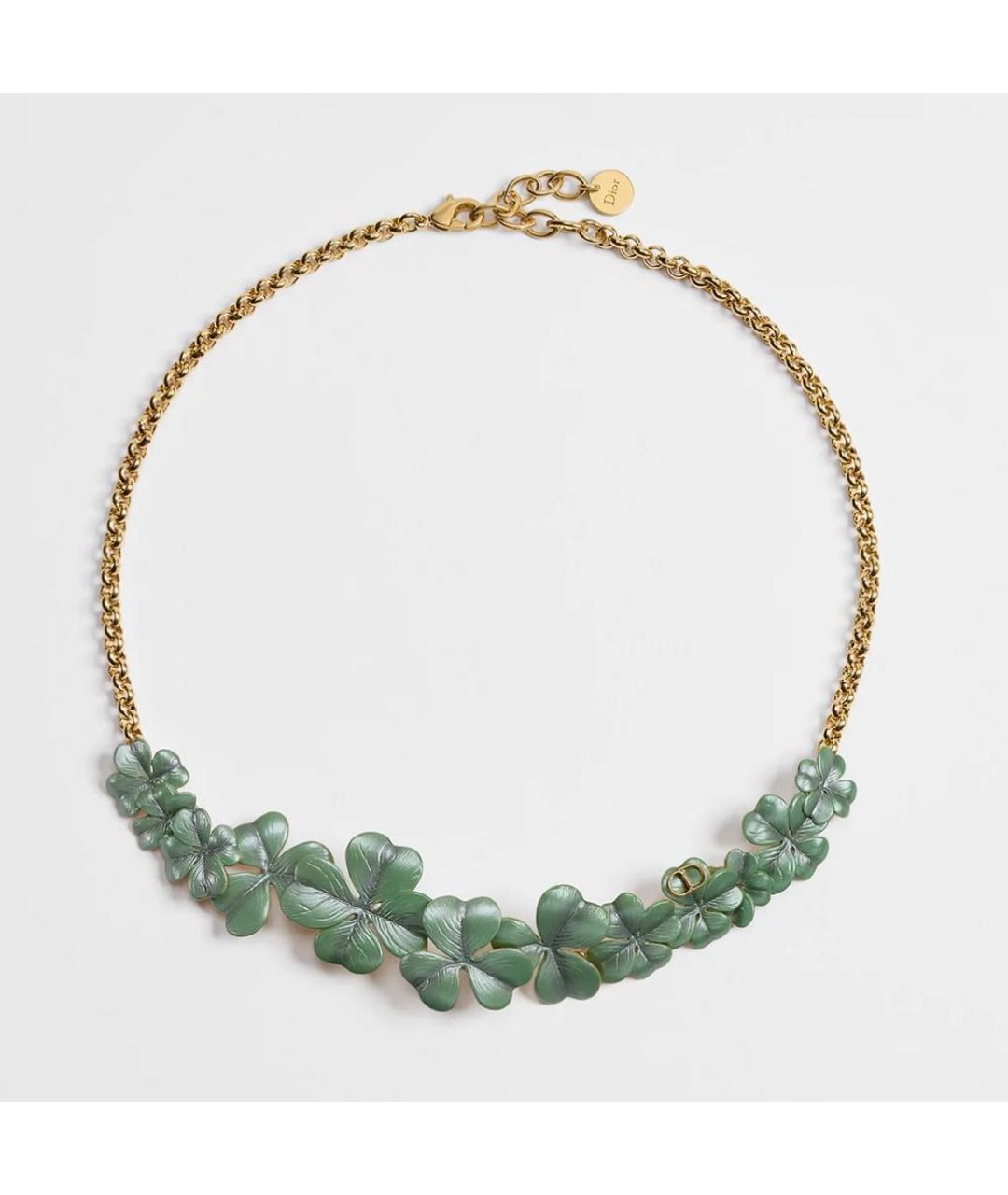 CHRISTIAN DIOR Зеленые колье, фото 4