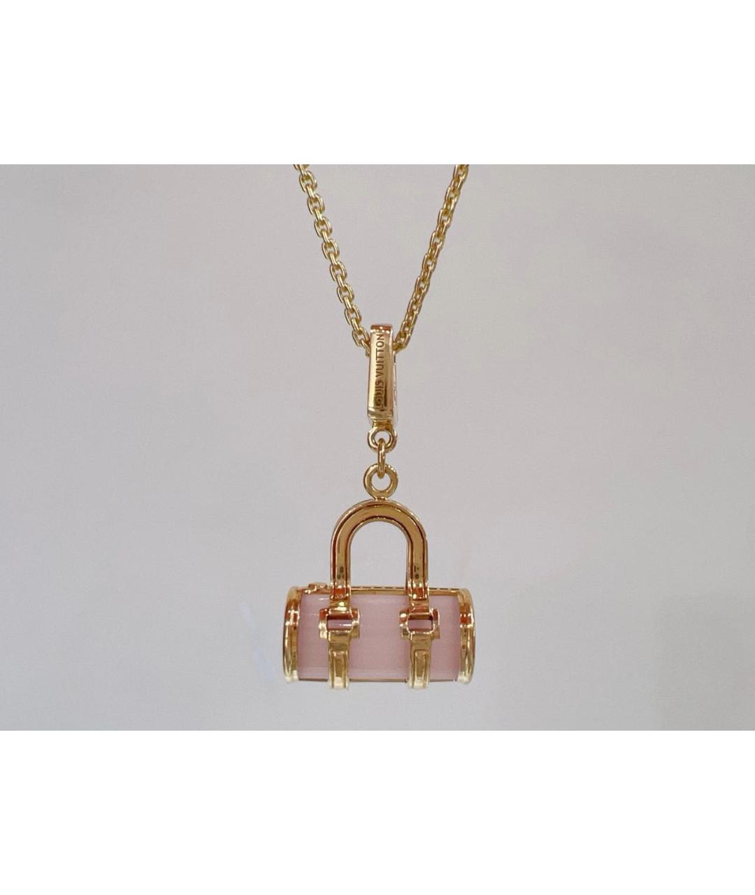 LOUIS VUITTON Розовое колье из желтого золота, фото 7