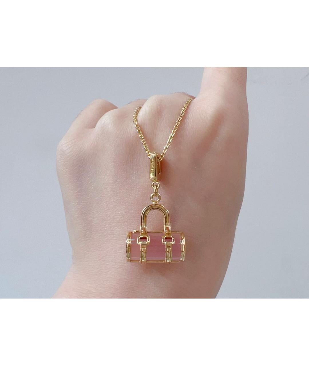 LOUIS VUITTON Розовое колье из желтого золота, фото 2