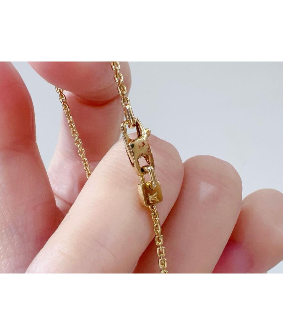 LOUIS VUITTON Розовое колье из желтого золота, фото 5