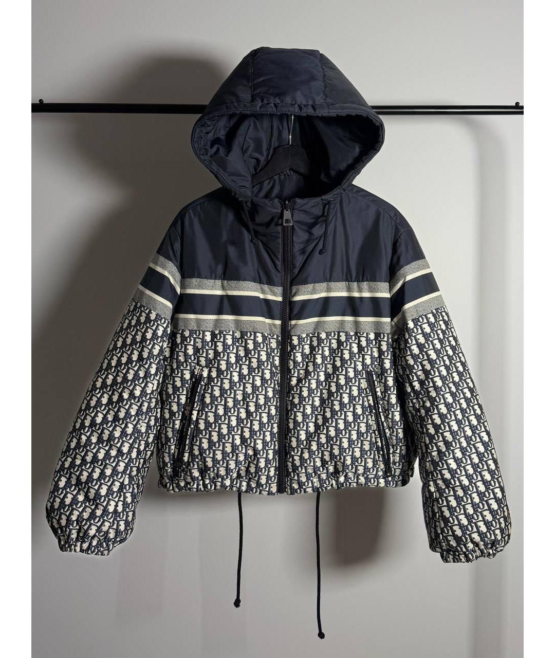 CHRISTIAN DIOR Темно-синий пуховик, фото 9