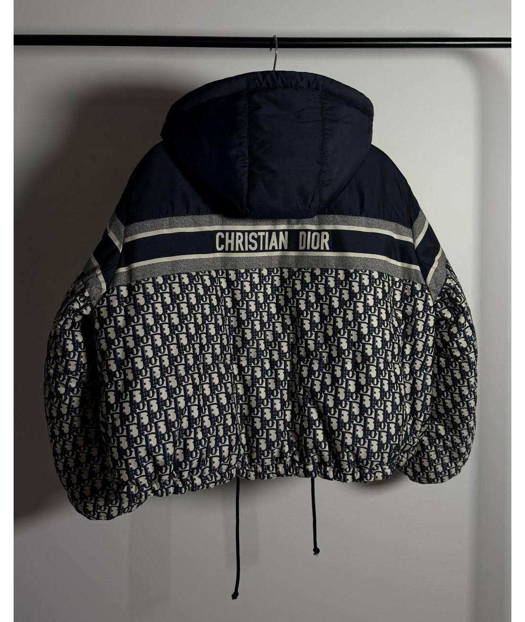 CHRISTIAN DIOR Темно-синий пуховик, фото 6