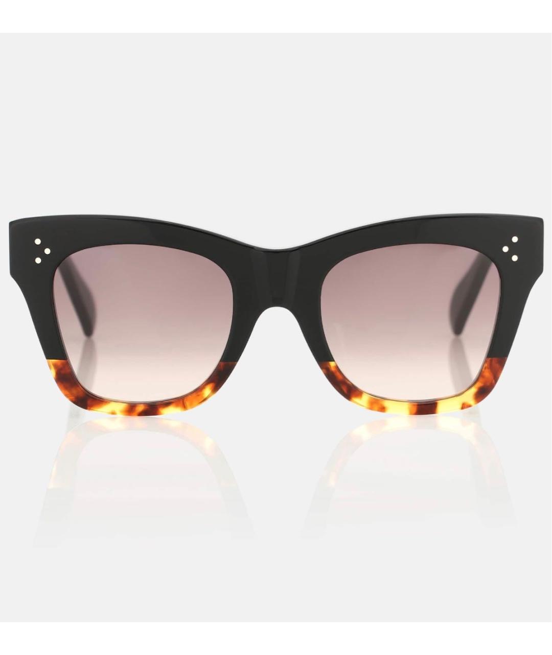 CELINE Черные пластиковые солнцезащитные очки, фото 4