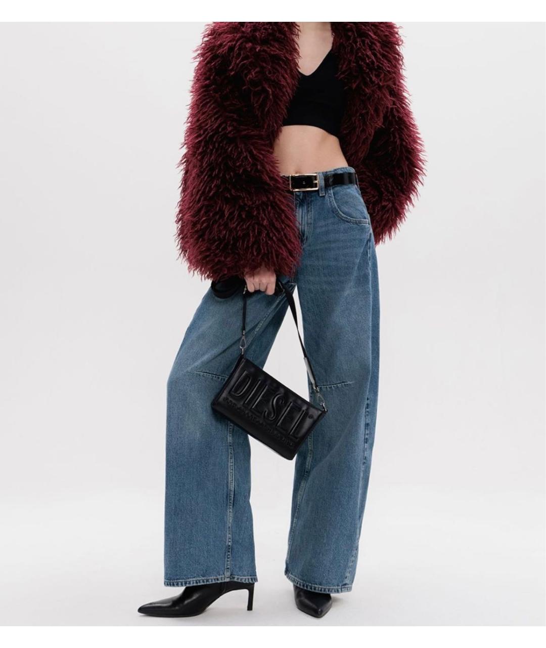 DIESEL Черная тканевая сумка через плечо, фото 6