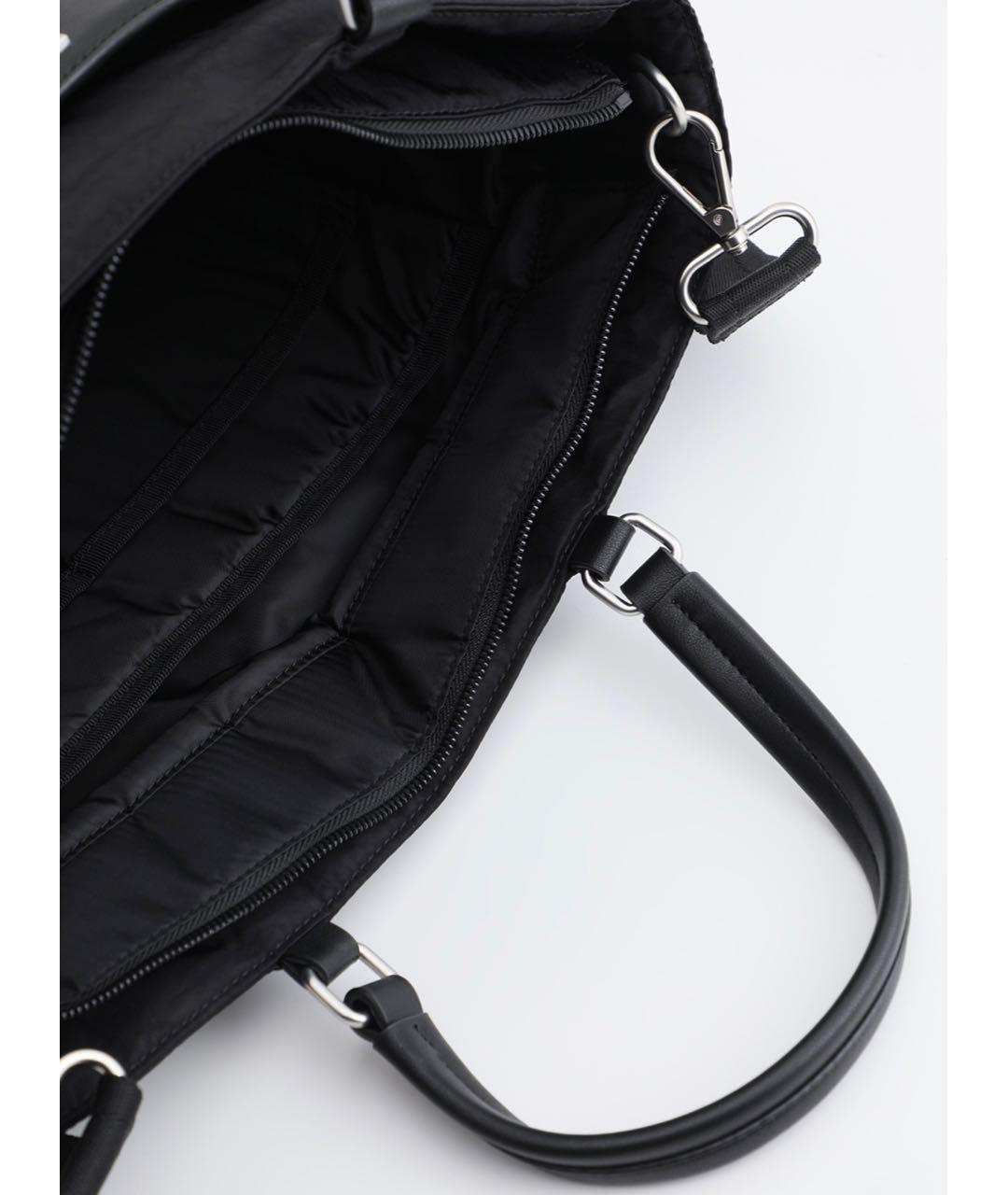 DIESEL Черная тканевая сумка тоут, фото 3