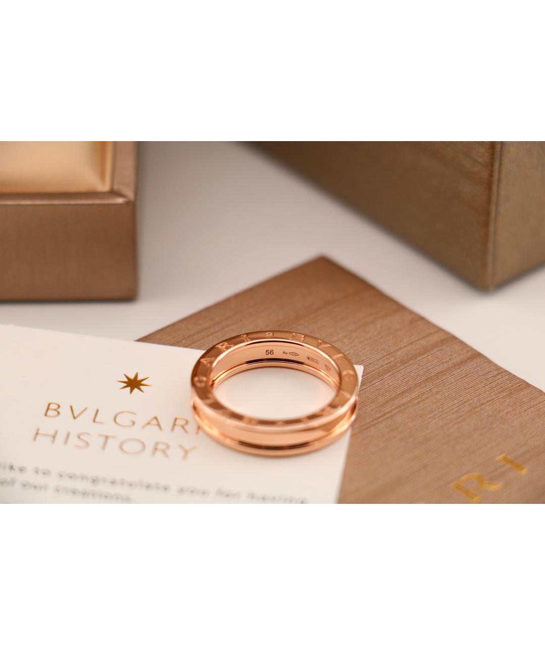 BVLGARI Золотое кольцо из розового золота, фото 5