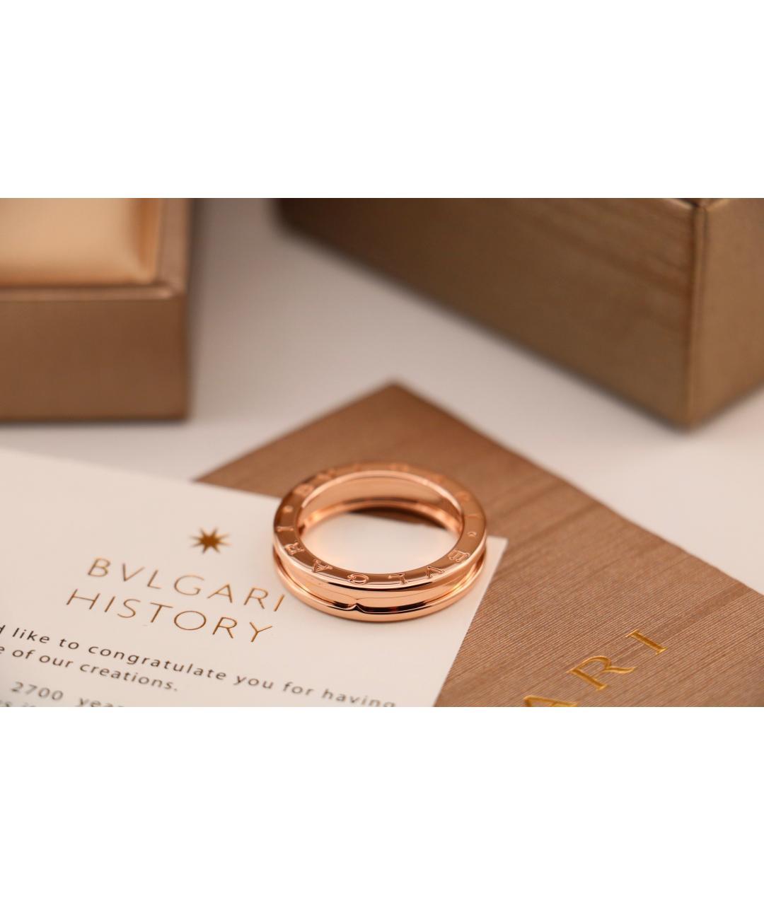 BVLGARI Золотое кольцо из розового золота, фото 4
