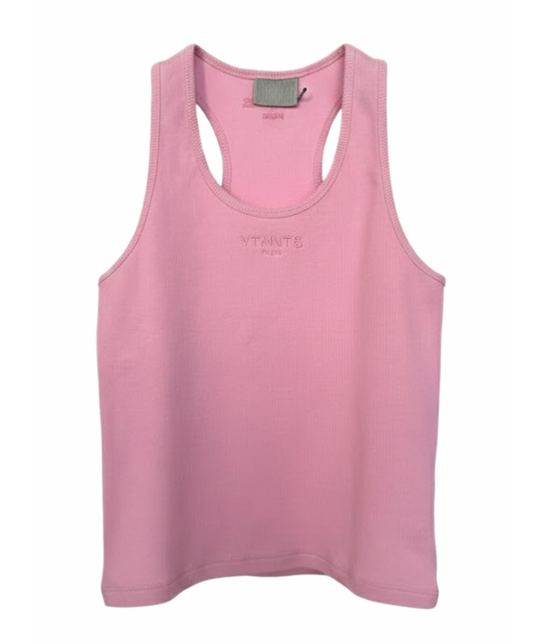 VTMNTS Розовая хлопковая майка, фото 4