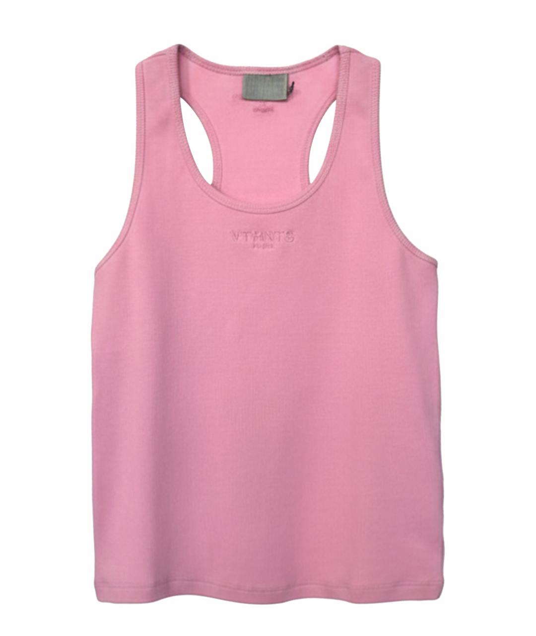VTMNTS Розовая хлопковая майка, фото 1