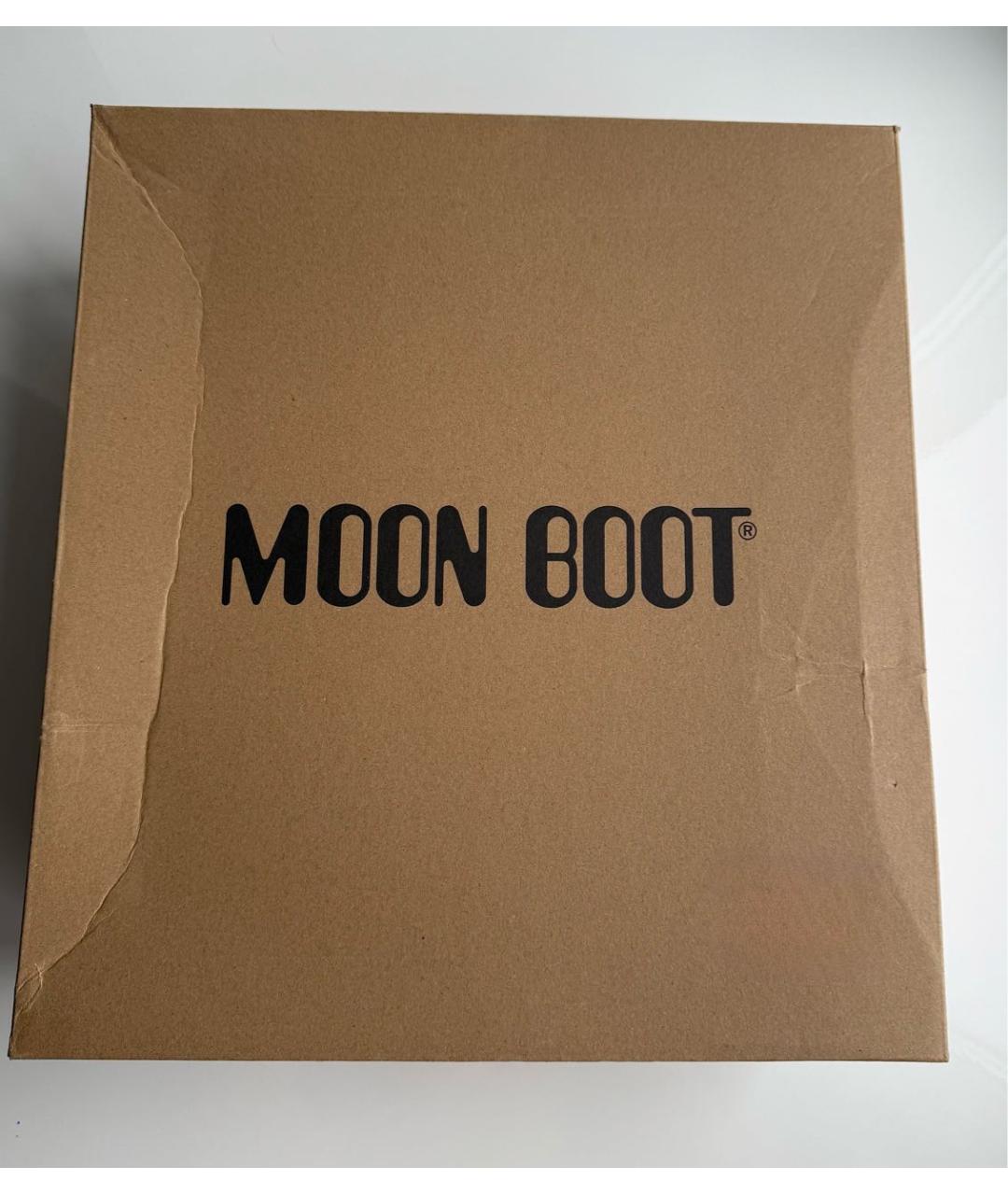 MOON BOOT Черные текстильные ботинки, фото 8